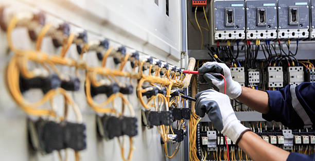 Professional Electrician technician working in Pymatuning Central, PA